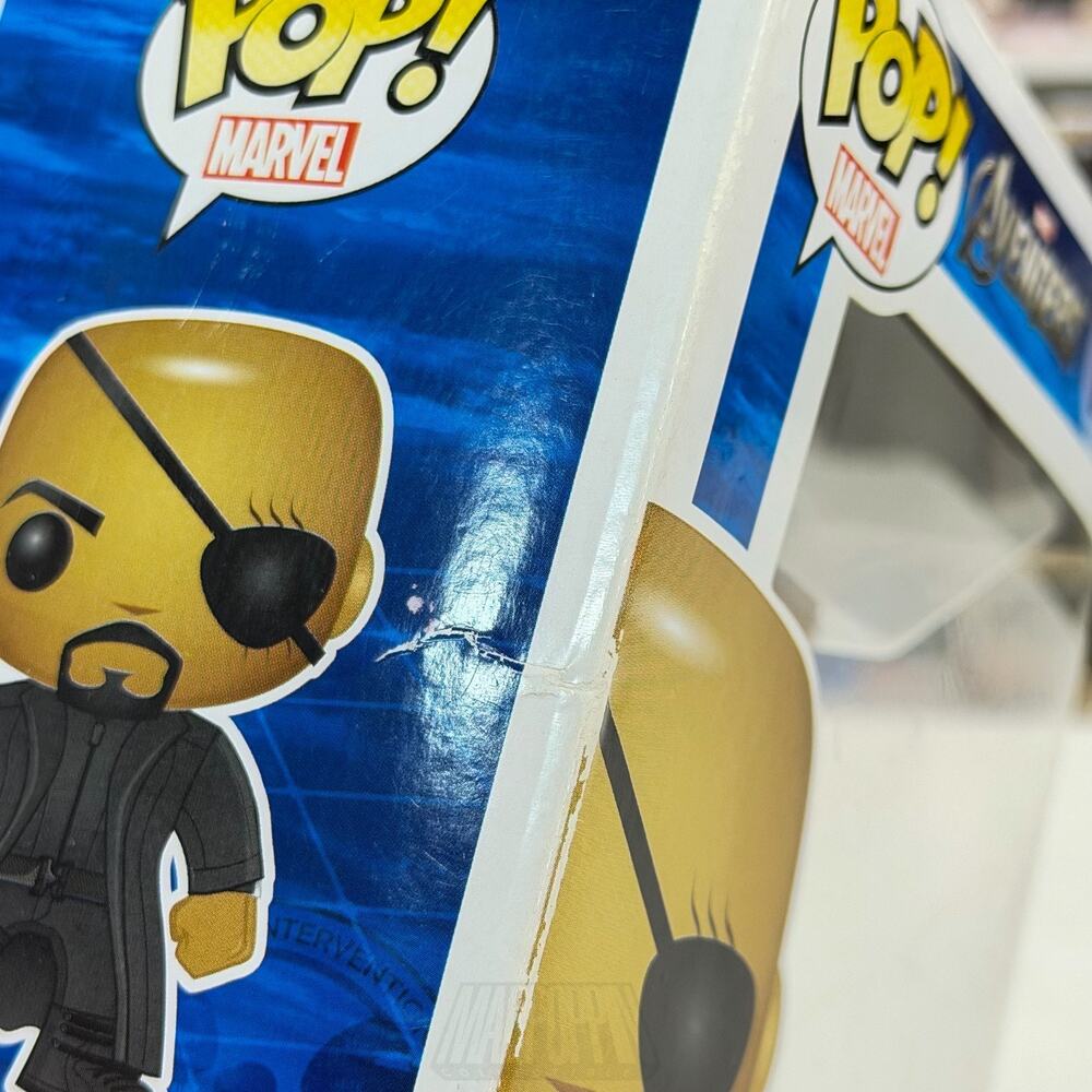 Funko Pop Marvel Avengers Nick Fury 2012 Vaulted 14 SHIELD Agent Vinyl Figure - Picture 11 of 15